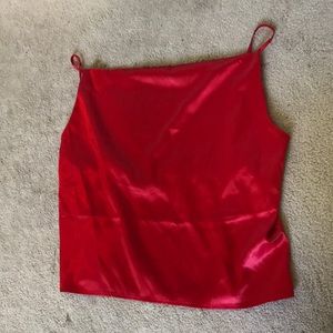 Oversized Cami Silk Top